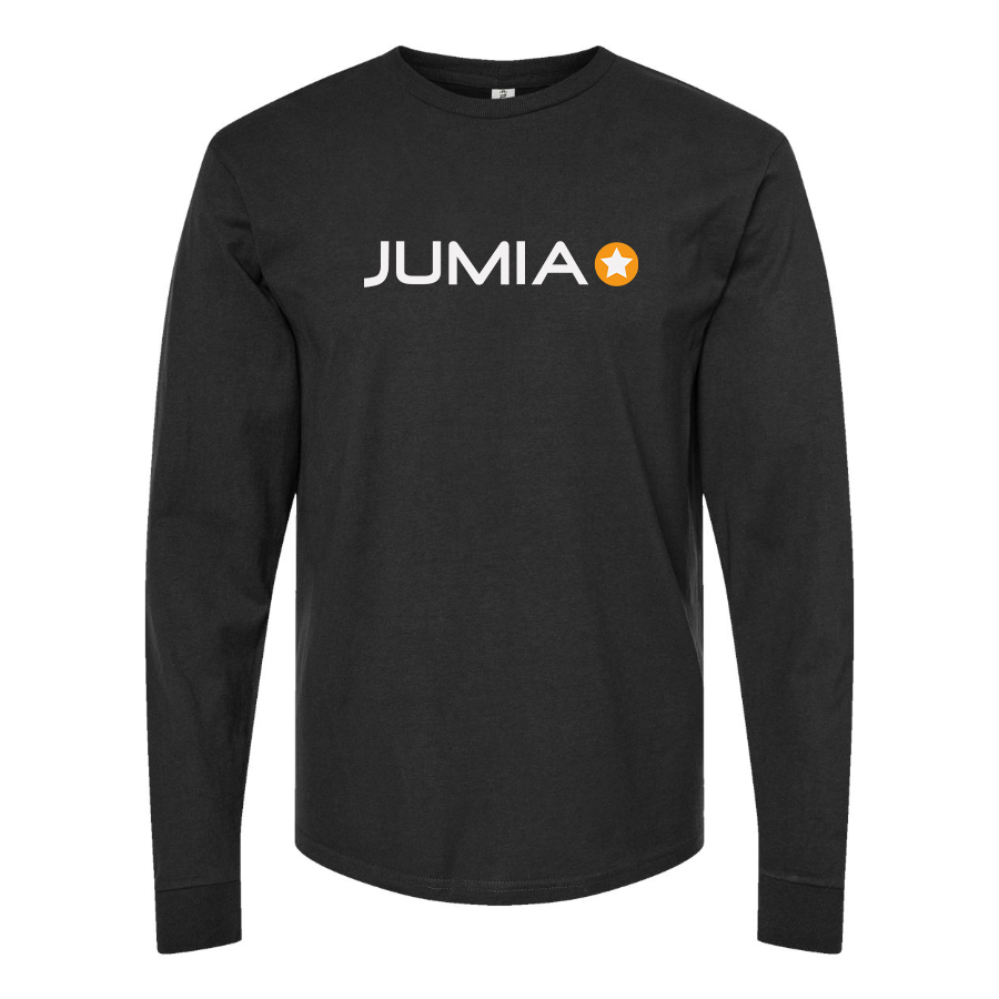 Men's Jumia Logo Cotton Long Sleeve T-Shirt