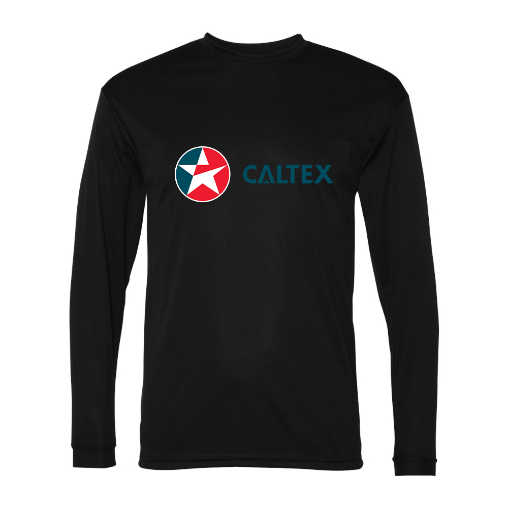 Men's Caltex Gas Station Performance Long Sleeve T-Shirt