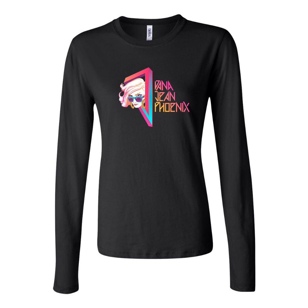 BELLA CANVAS Women’s Dana Jean Phoenix Jersey Long Sleeve Tee