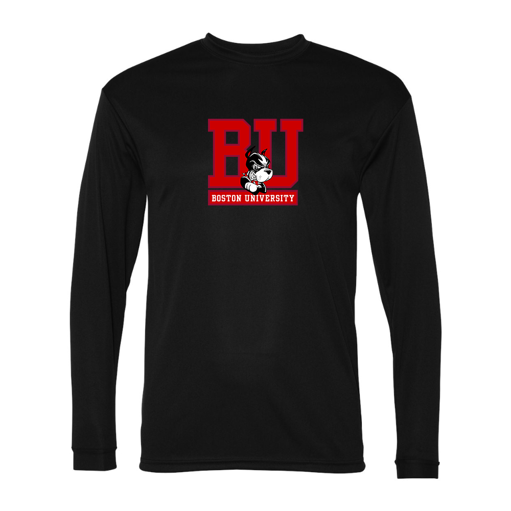 Men's Boston University Terriers Performance Long Sleeve T-Shirt