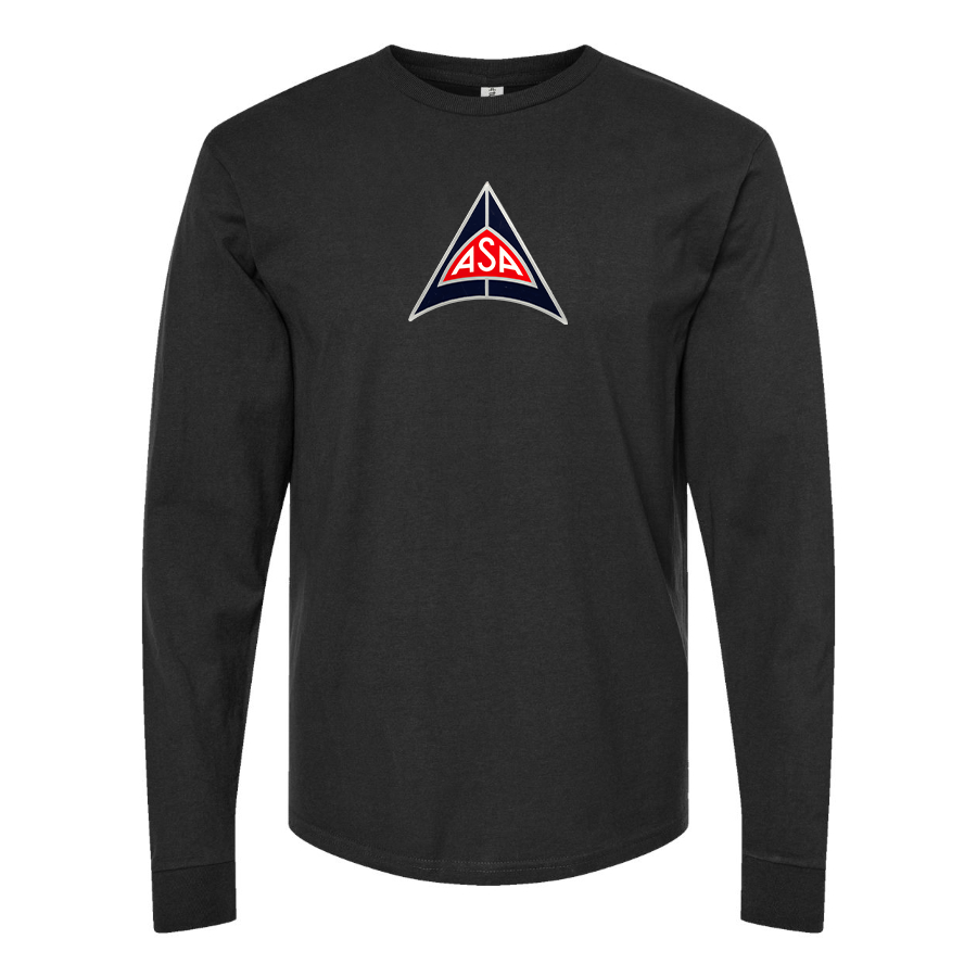 Men's ASA Logo Cotton Long Sleeve T-Shirt