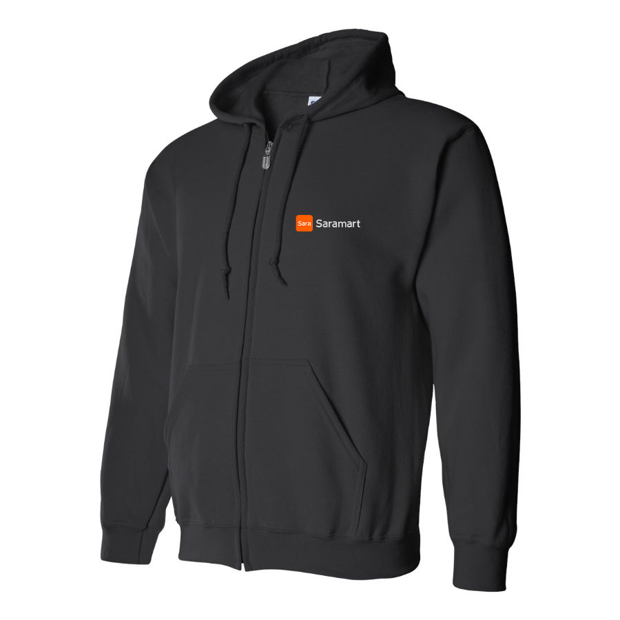 Men's Saramart Logo Zipper Hoodie