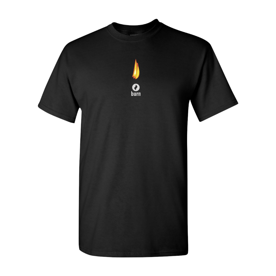 Men's Burn Logo Cotton T-Shirt