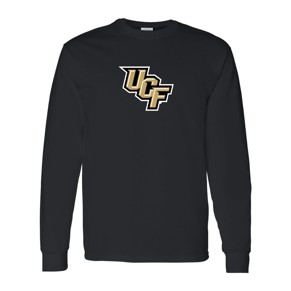 Men's Central Florida Knights Gildan Heavy Cotton Long Sleeve T-Shirt