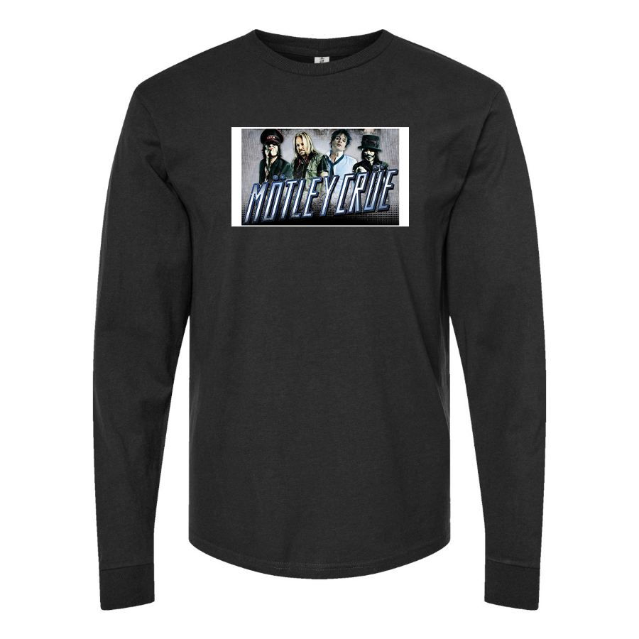 Men's Motley Crue Logo Cotton Long Sleeve T-Shirt