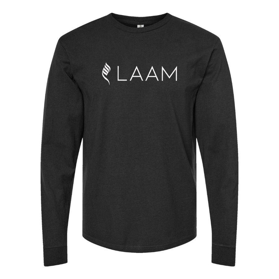 Men's Laam Logo Cotton Long Sleeve T-Shirt