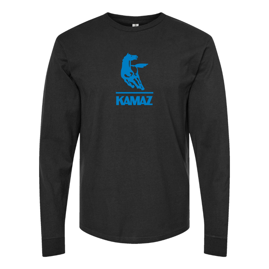 Men's KAMAZ Logo Cotton Long Sleeve T-Shirt