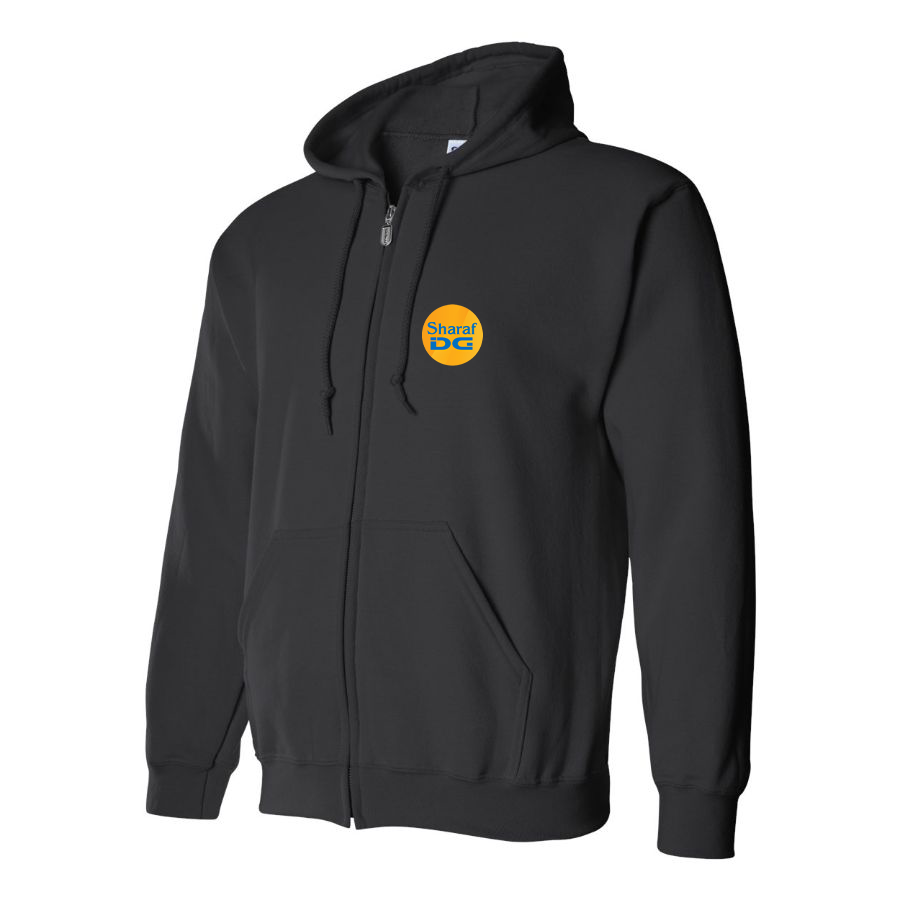 Men's SharafDG Logo Zipper Hoodie