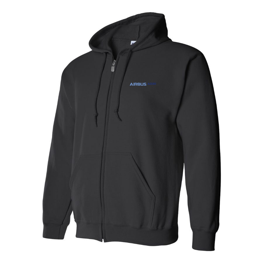 Men's A330 Logo Zipper Hoodie