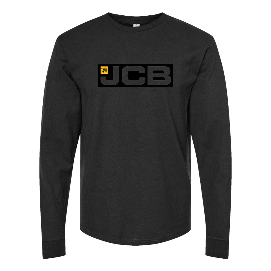 Men's JCB Logo Cotton Long Sleeve T-Shirt