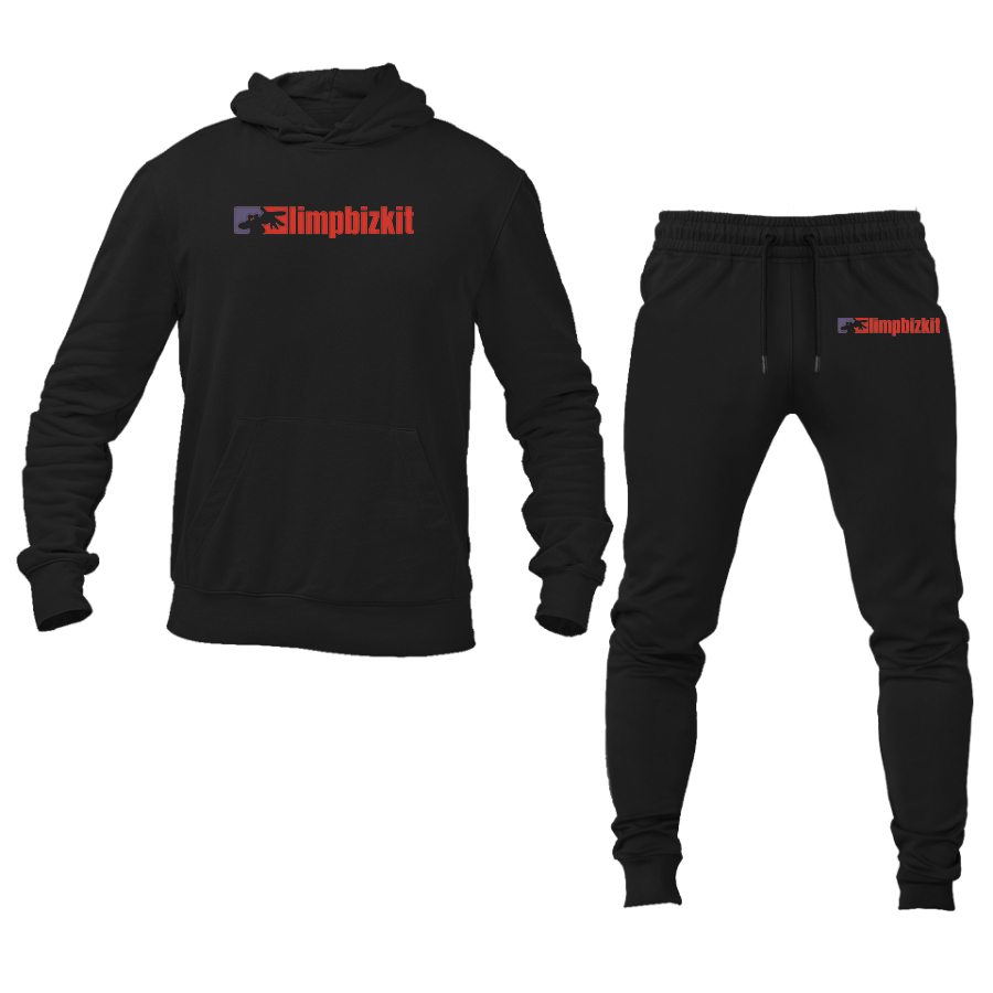 Men's Limp Bizkit Logo Hoodie Joggers Set