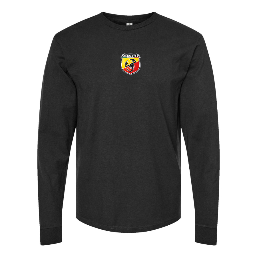 Men's Abarth Logo Cotton Long Sleeve T-Shirt