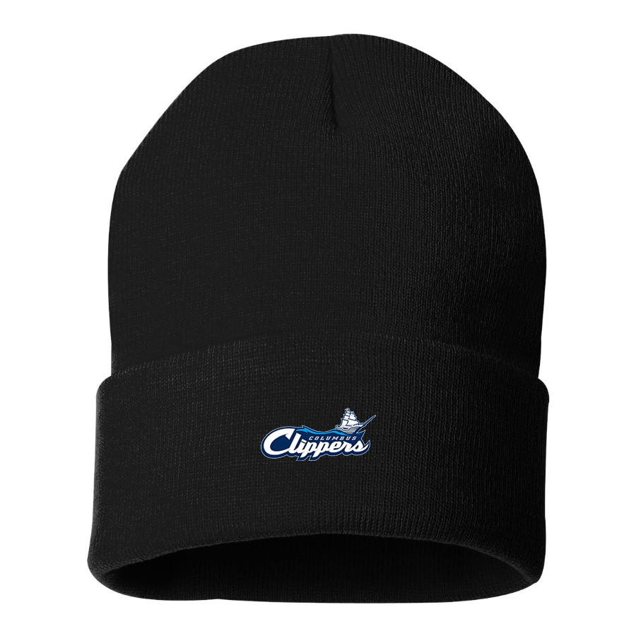 Columbus Clippers Logo Beanie Hat