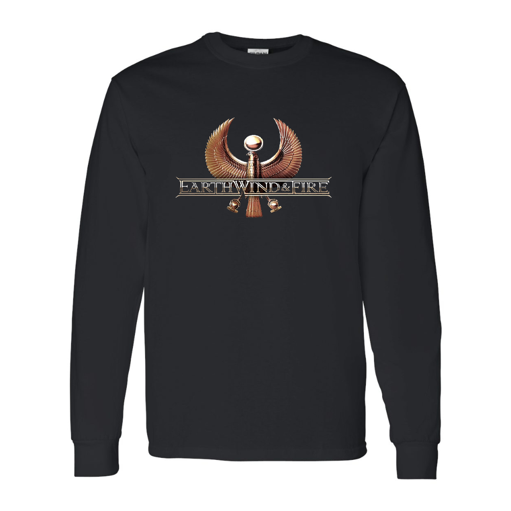 Men's Earth Wind & Fire Gildan Heavy Cotton Long Sleeve T-Shirt