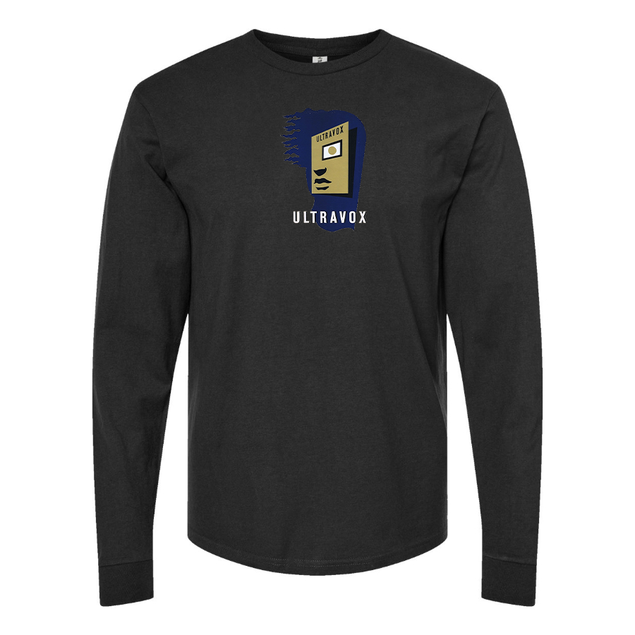 Men's Ultravox Logo Cotton Long Sleeve T-Shirt
