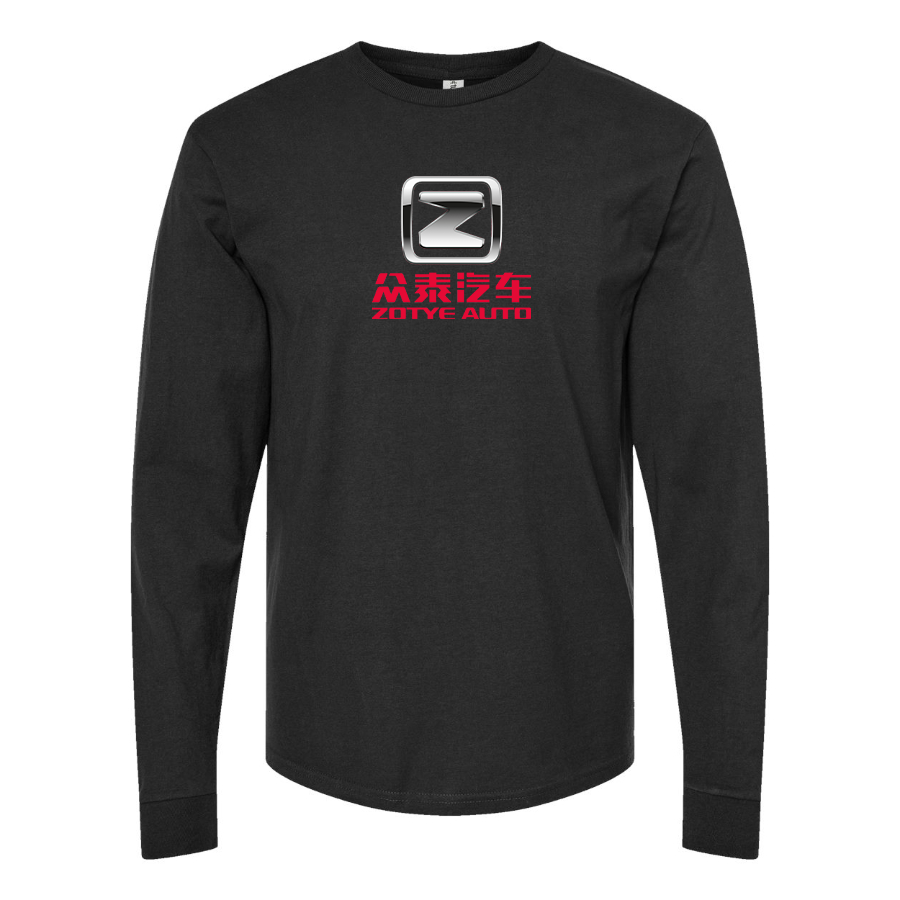 Men's Zotye Logo Cotton Long Sleeve T-Shirt