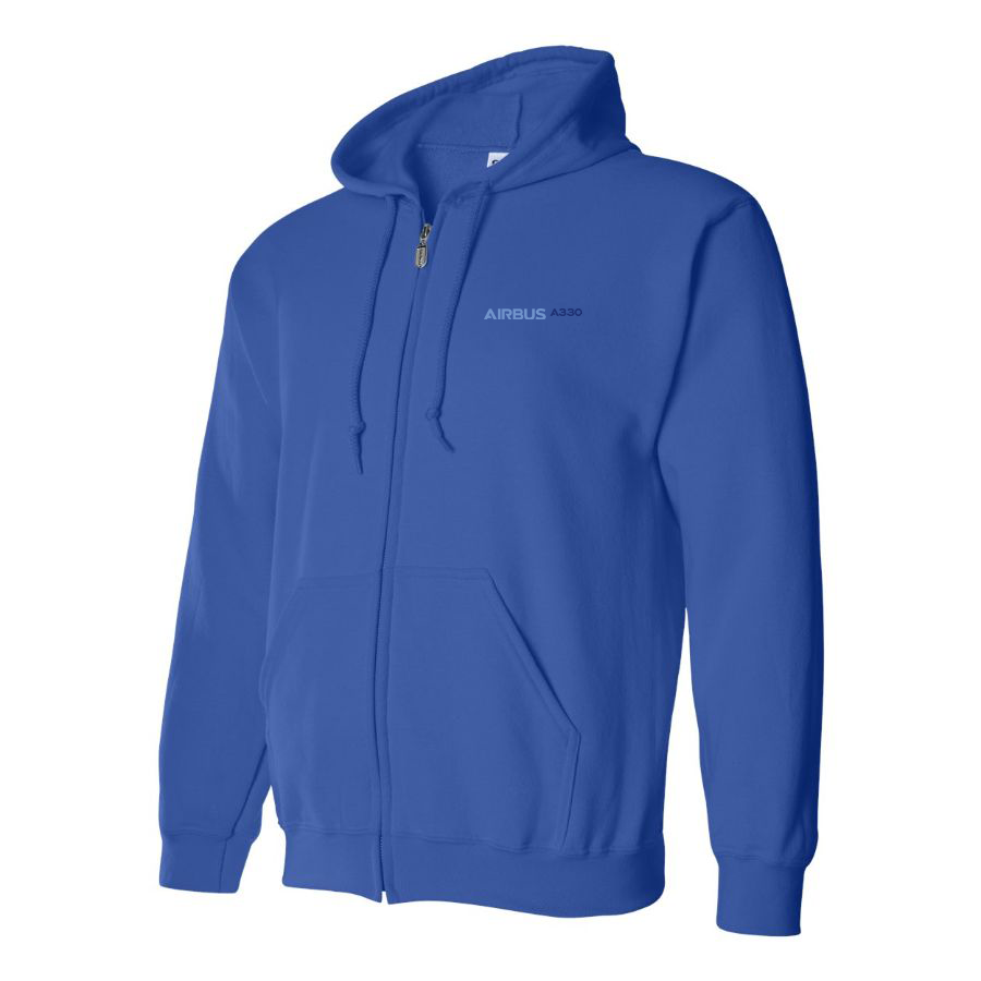 Men's A330 Logo Zipper Hoodie