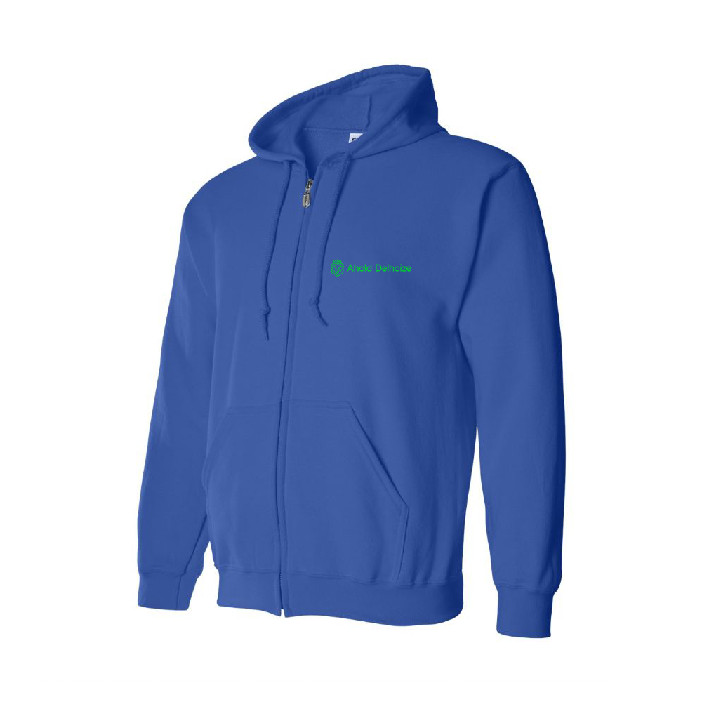Men's Ahold Delhaize Vertical Logo Zipper Hoodie