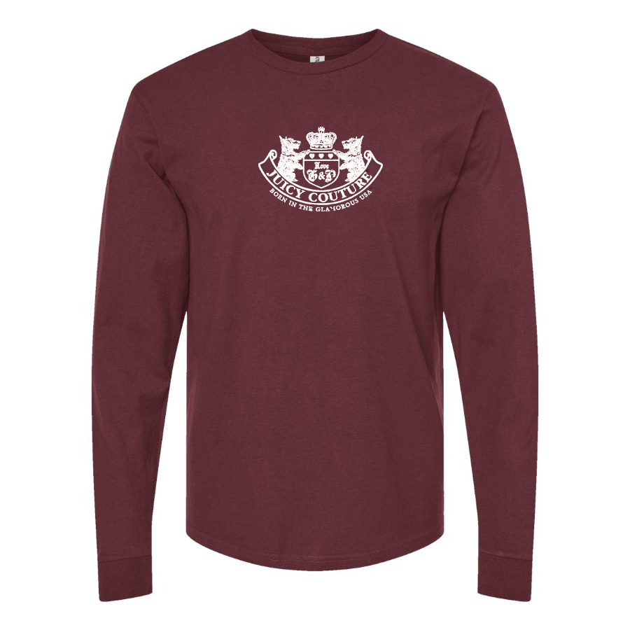 Men's Juicy Couture Logo Cotton Long Sleeve T-Shirt