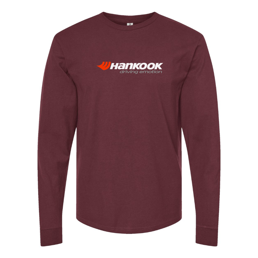 Men's Hankook Logo Cotton Long Sleeve T-Shirt