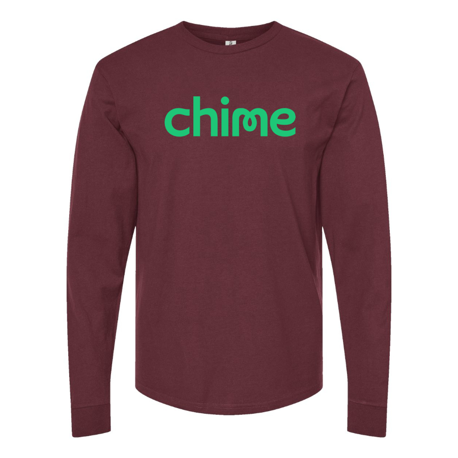 Men's Chime Logo Cotton Long Sleeve T-Shirt