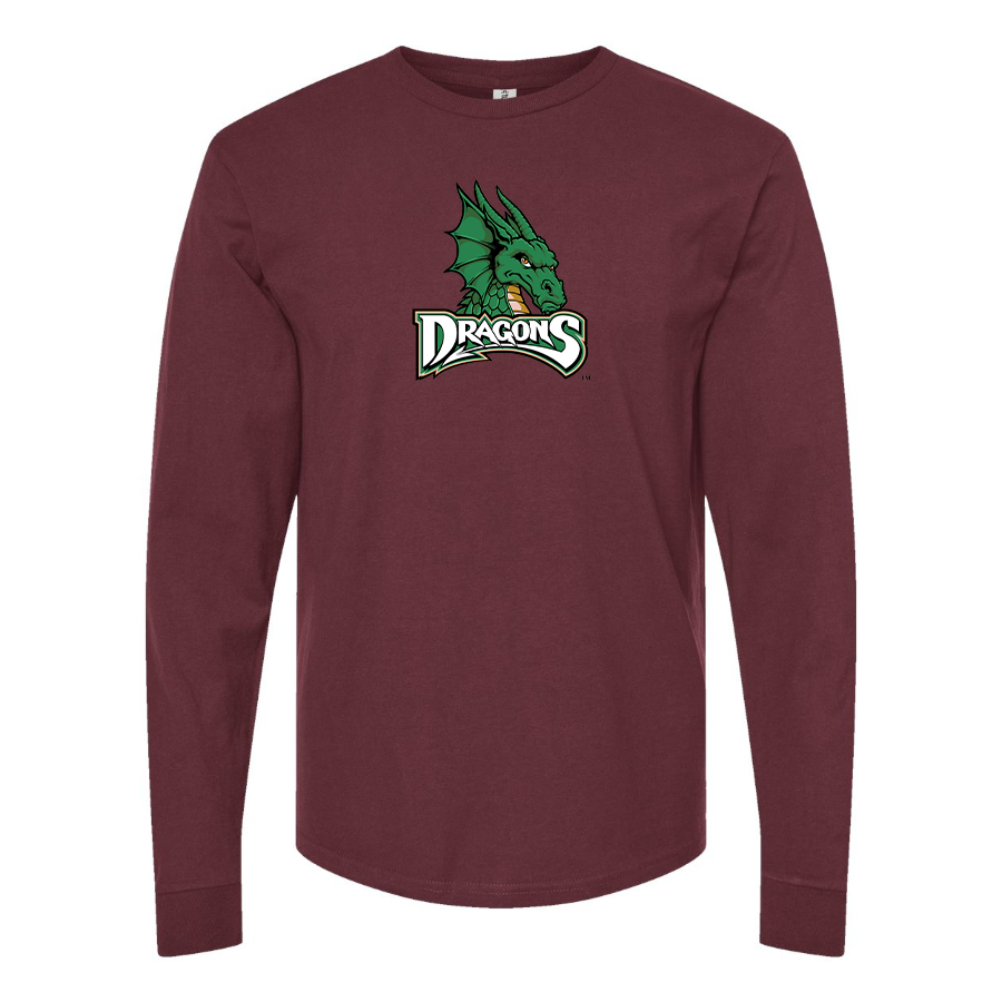 Men's Dayton Dragons Logo Cotton Long Sleeve T-Shirt