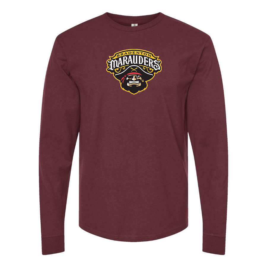 Men's Bradenton Marauders Logo Cotton Long Sleeve T-Shirt