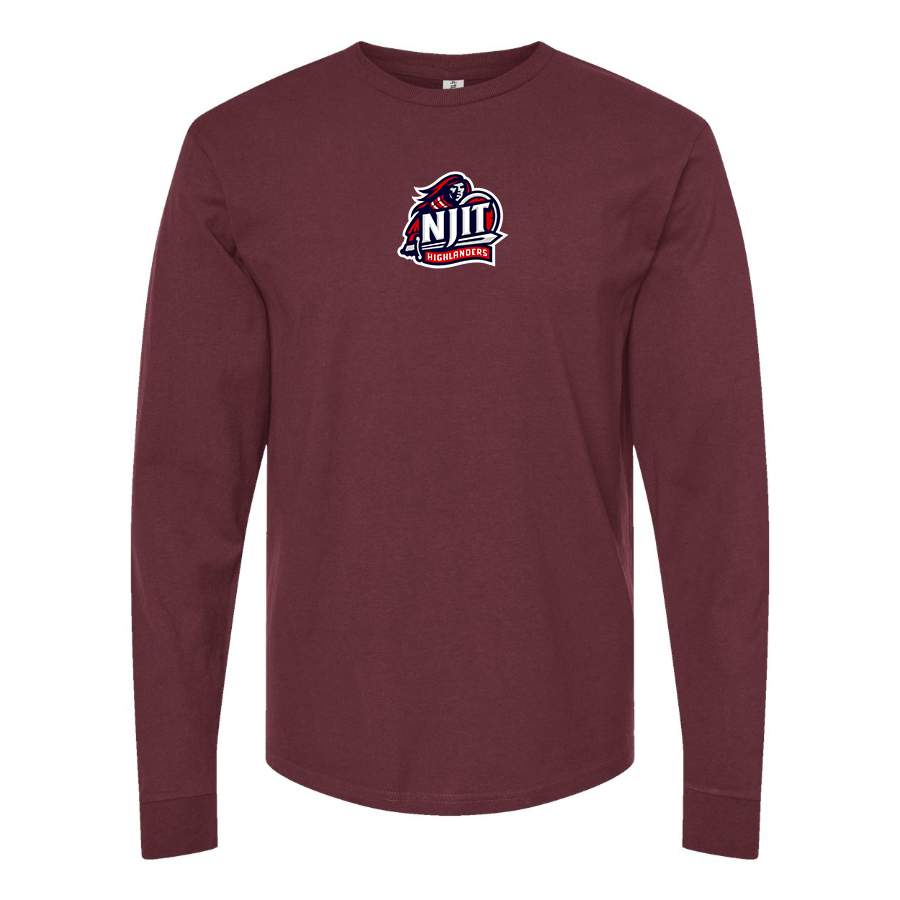 Men's NJIT Highlanders Logo Cotton Long Sleeve T-Shirt