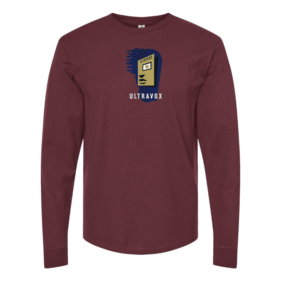 Men's Ultravox Logo Cotton Long Sleeve T-Shirt