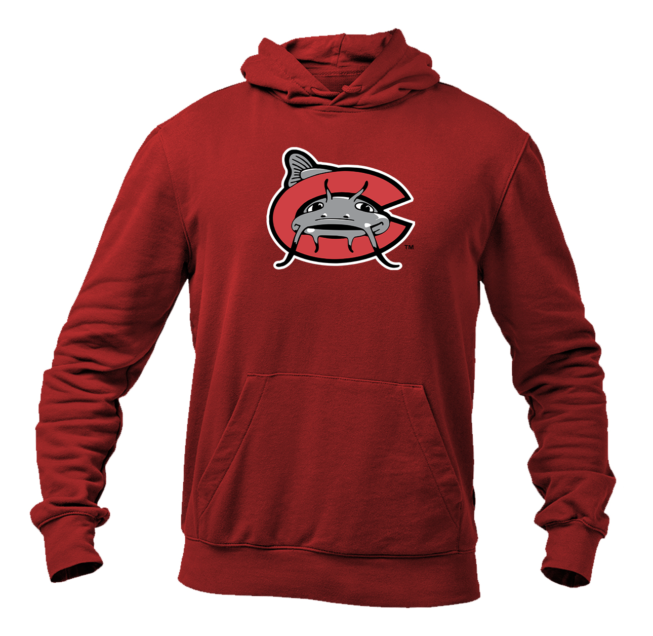 Men's Carolina Mudcats Logo Pullover Hoodie