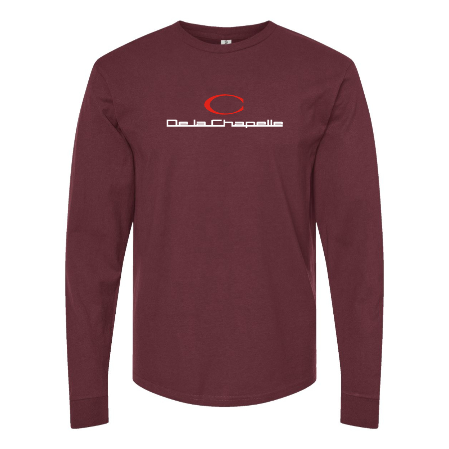 Men's De La Chapelle Logo Cotton Long Sleeve T-Shirt