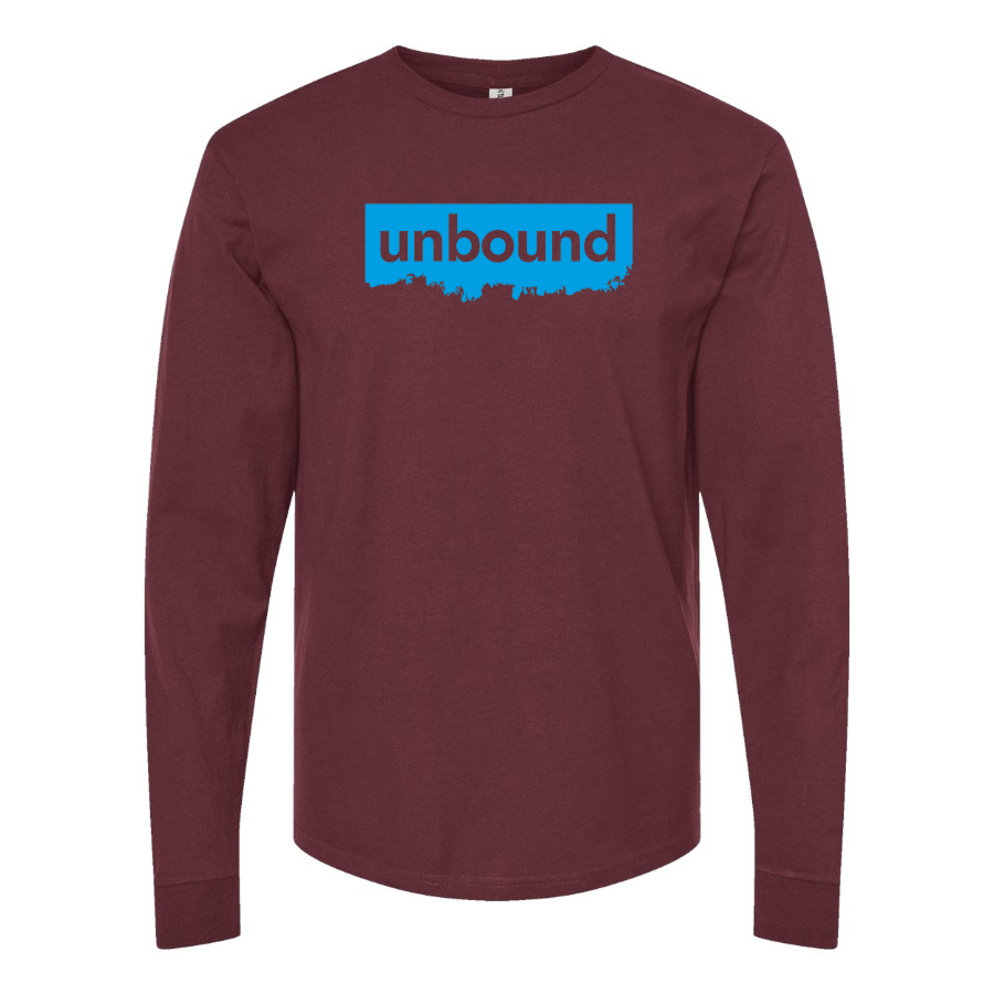 Men's Unbound Live Logo Cotton Long Sleeve T-Shirt