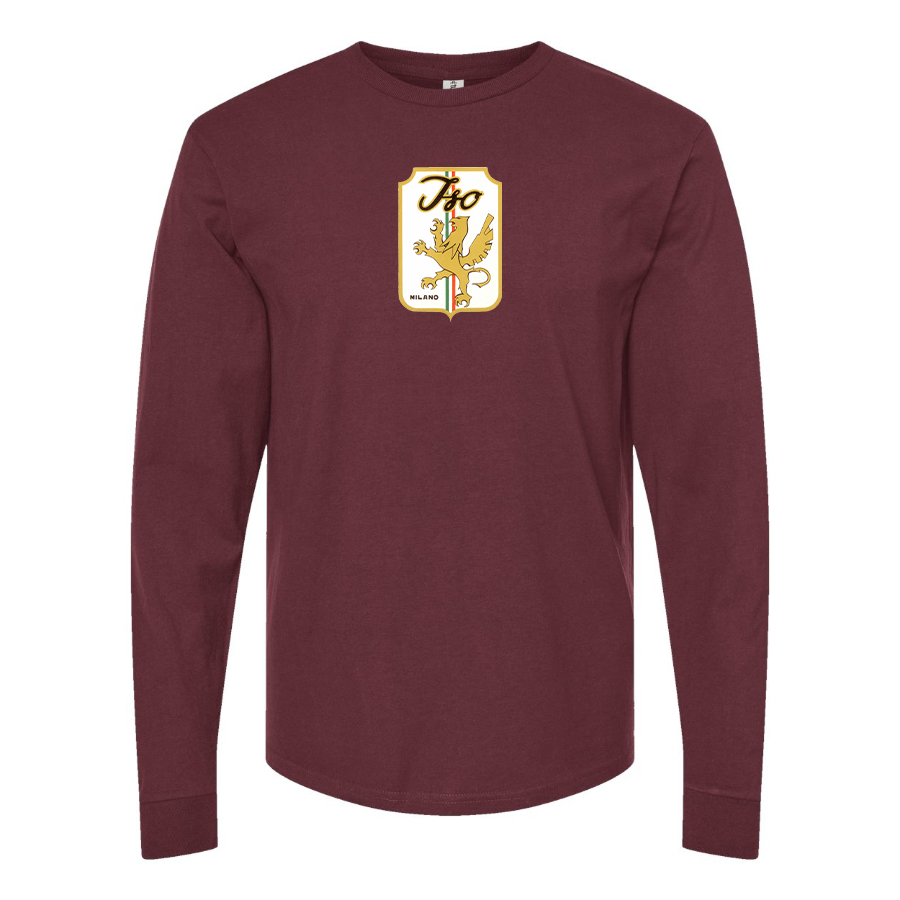 Men's Iso Logo Cotton Long Sleeve T-Shirt