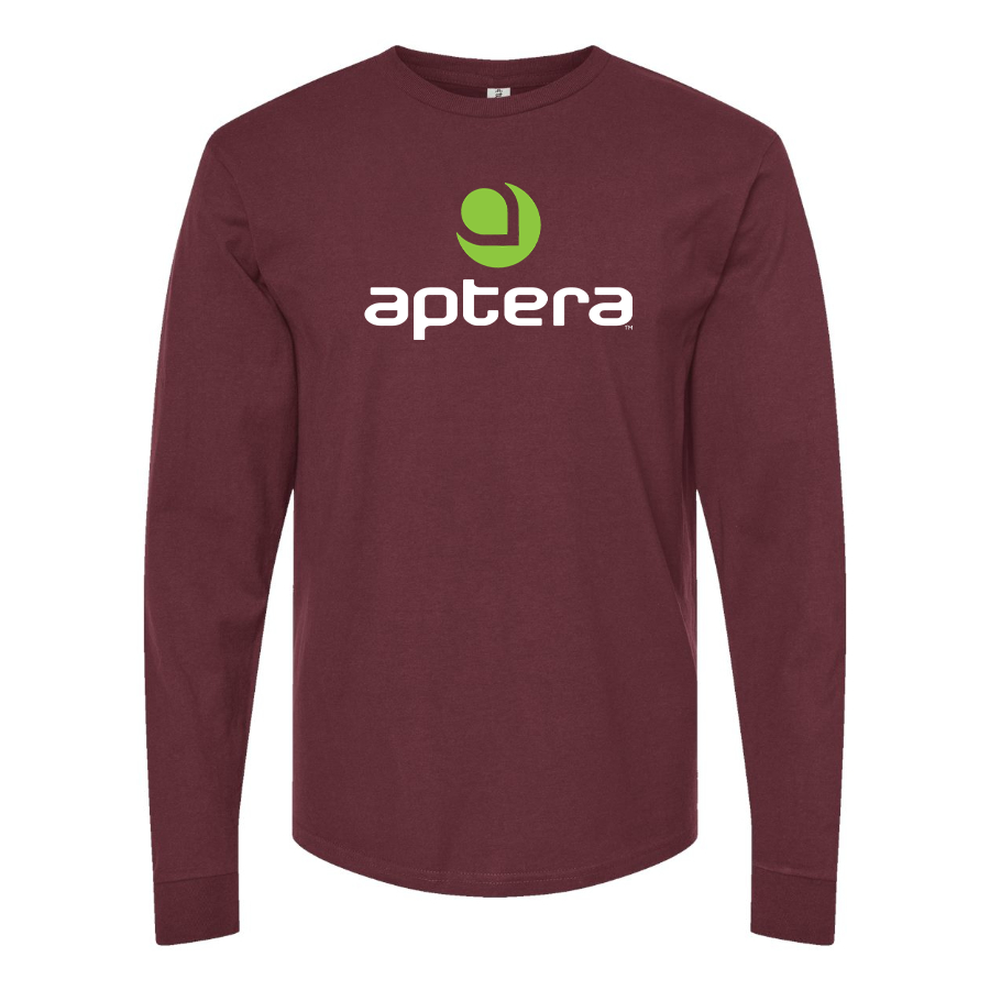 Men's Aptera Motors Logo Cotton Long Sleeve T-Shirt