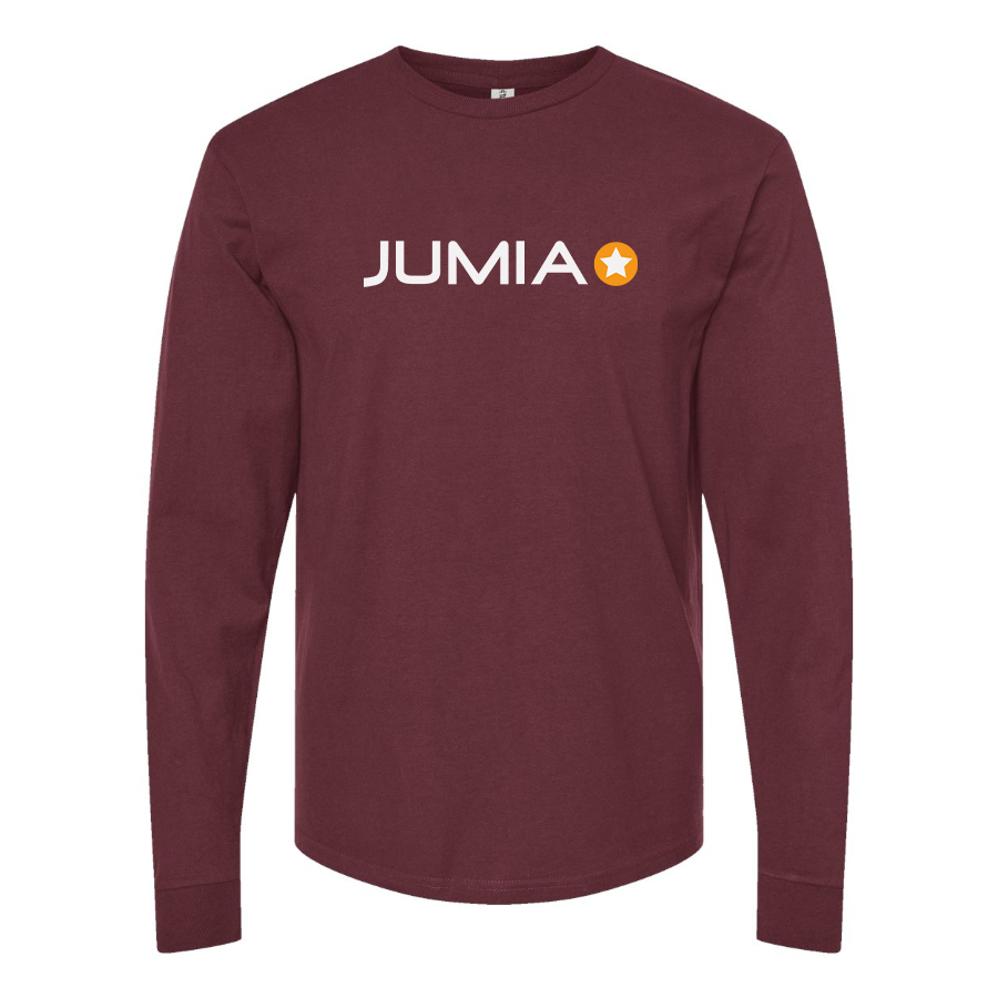 Men's Jumia Logo Cotton Long Sleeve T-Shirt