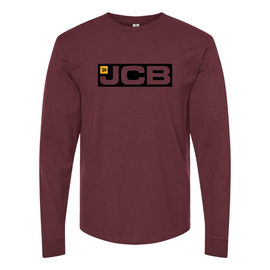 Men's JCB Logo Cotton Long Sleeve T-Shirt