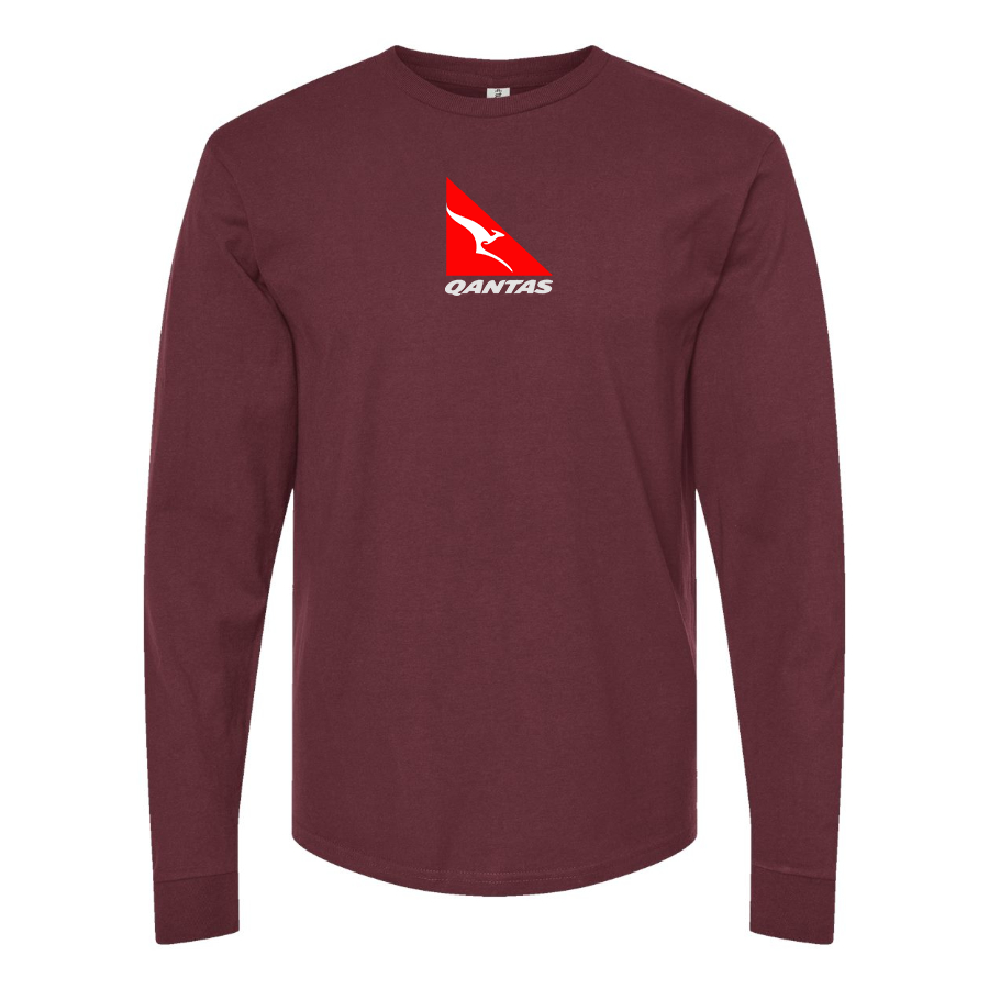 Men's Qantas Cotton Long Sleeve T-Shirt