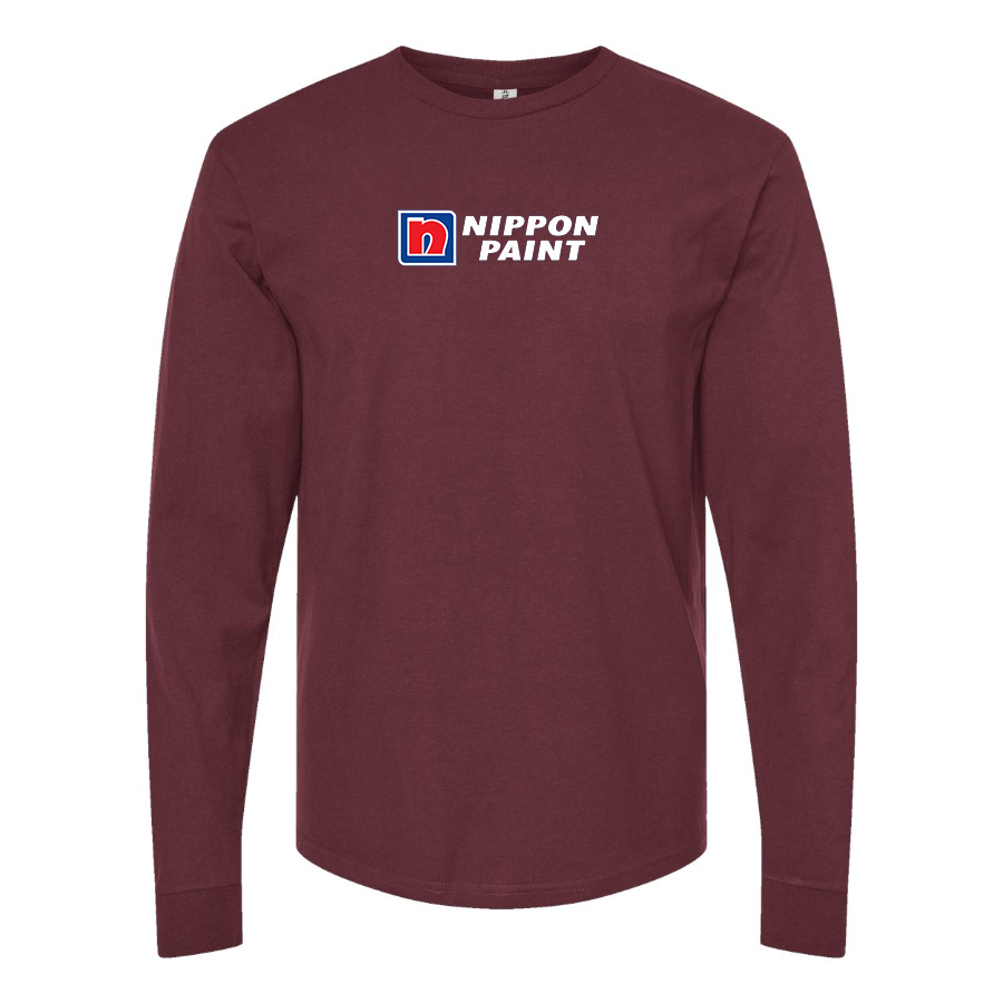 Men's Nippon Paint Logo Cotton Long Sleeve T-Shirt