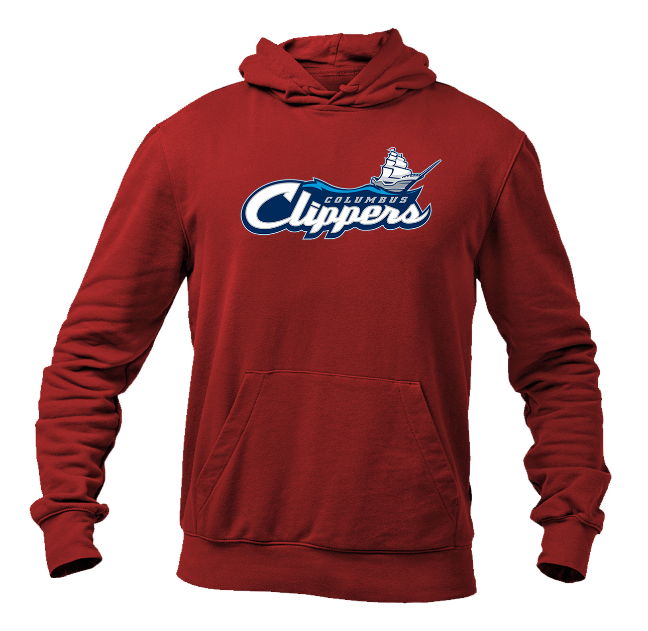 Men's Columbus Clippers Logo Pullover Hoodie