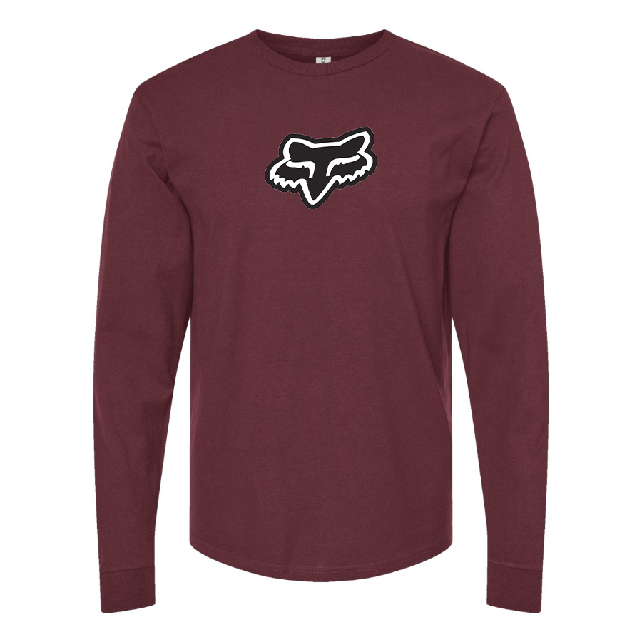 Men's fox racing Cotton Long Sleeve T-Shirt