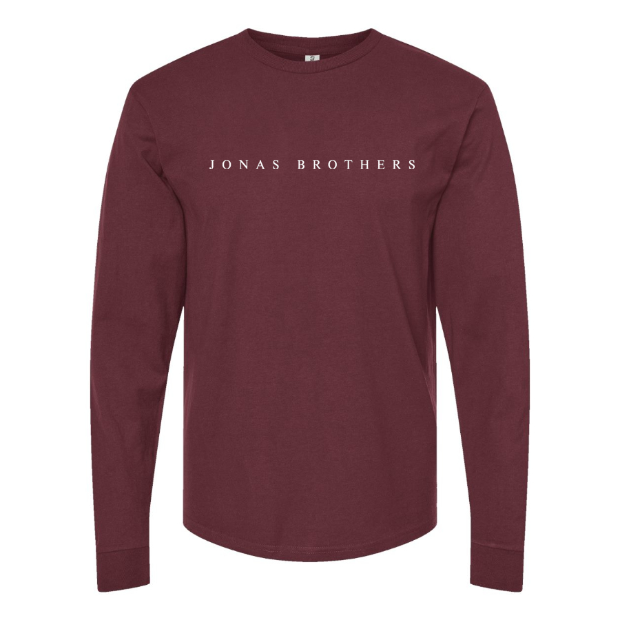 Men's Jonas Brothers Logo Cotton Long Sleeve T-Shirt