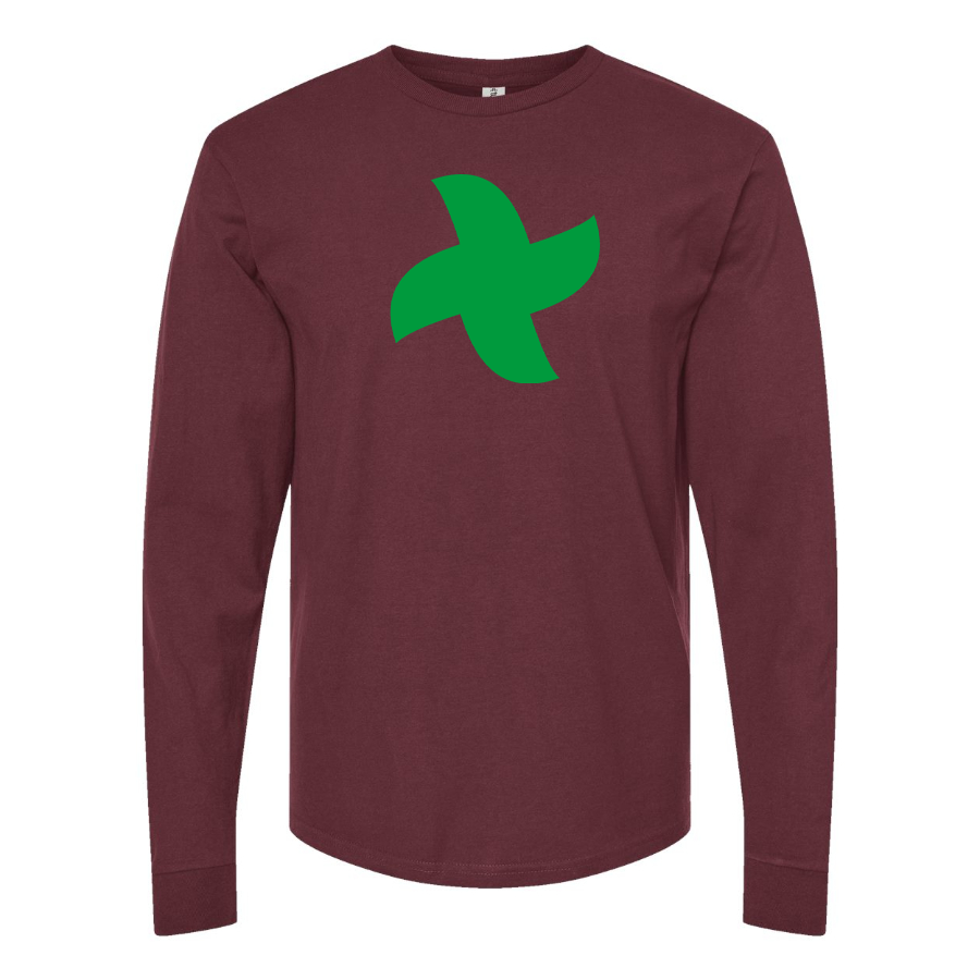 Men's Thermomix Screw Logo Cotton Long Sleeve T-Shirt