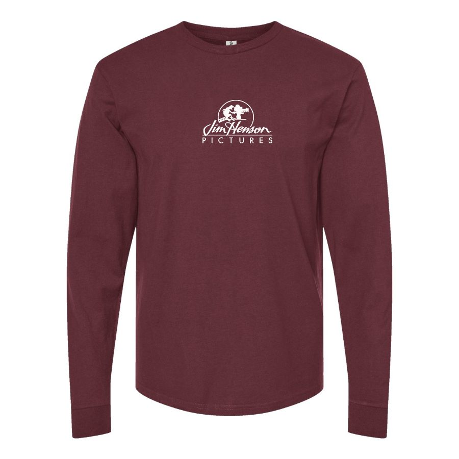 Men's Jim Henson Pictures Logo Cotton Long Sleeve T-Shirt
