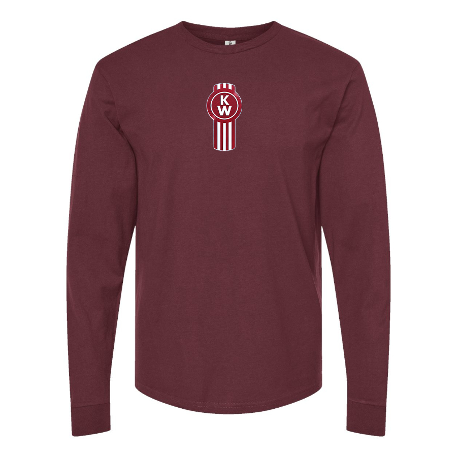 Men's Kenworth Logo Cotton Long Sleeve T-Shirt