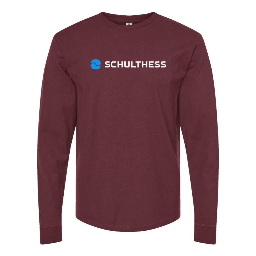 Men's Schulthess Logo Cotton Long Sleeve T-Shirt