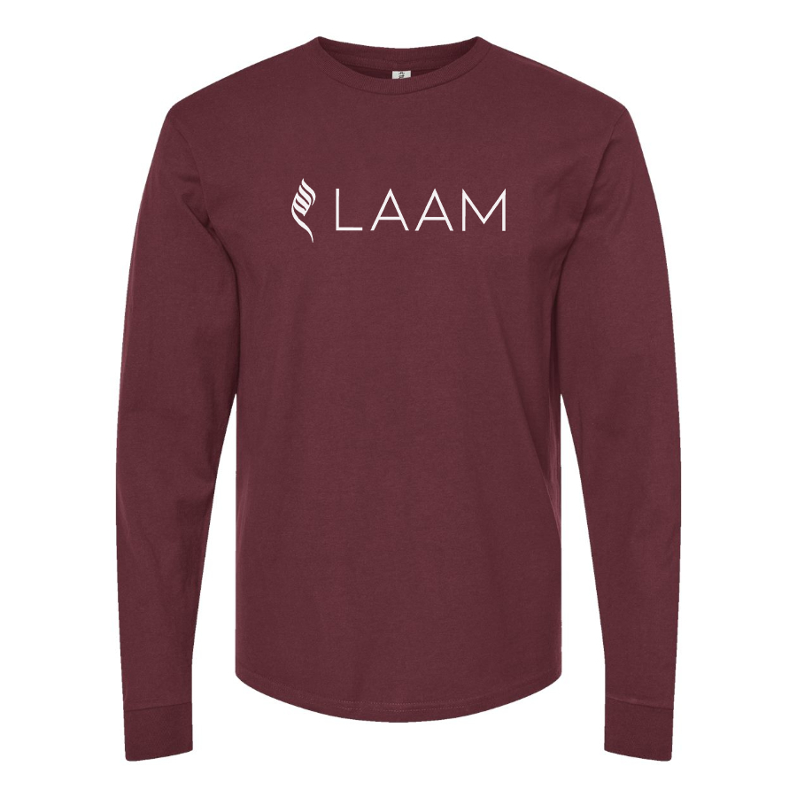 Men's Laam Logo Cotton Long Sleeve T-Shirt
