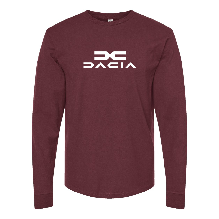 Men's Dacia Logo Cotton Long Sleeve T-Shirt