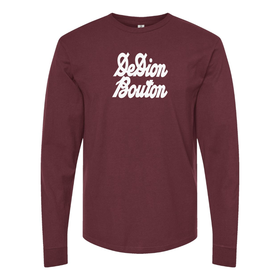 Men's De Dion Bouton Logo Cotton Long Sleeve T-Shirt