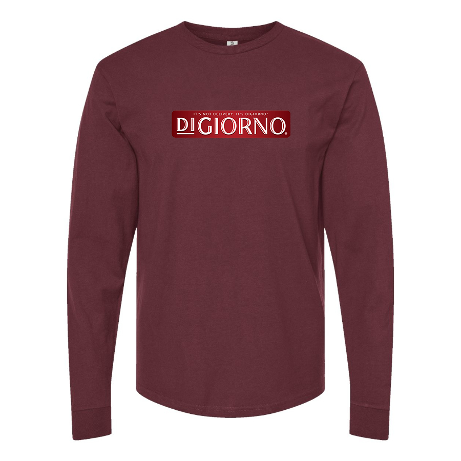 Men's DiGiorno Logo Cotton Long Sleeve T-Shirt