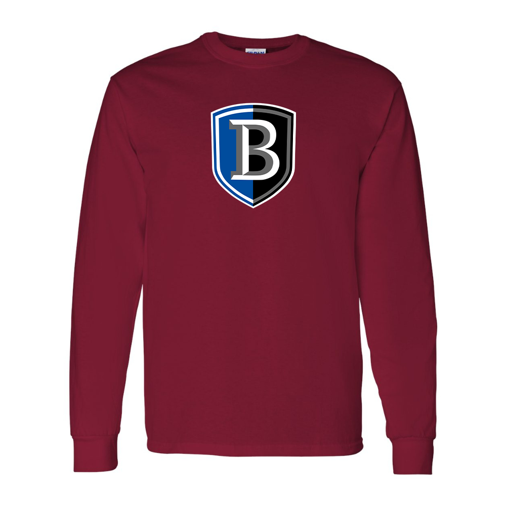 Men's Bentley Falcons Gildan Heavy Cotton Long Sleeve T-Shirt